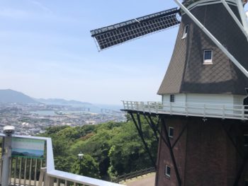 周南市　永源山公園　水漏れ修理の後で